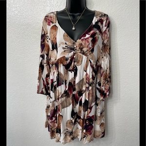 Entro Women’s Floral Bell Dress Sz (S)